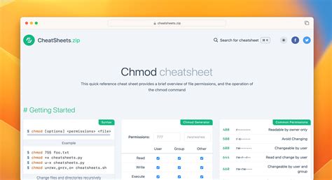 chmod 888|Chmod Command Cheat Sheet & Quick Reference.